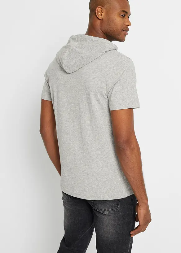 John Baner JEANSWEAR T-Shirt mit Kapuze Kostenloser Versand