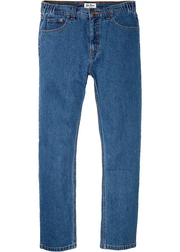 bonprix Classic Fit Jeans mit seitlichem Dehnbund, Straight
