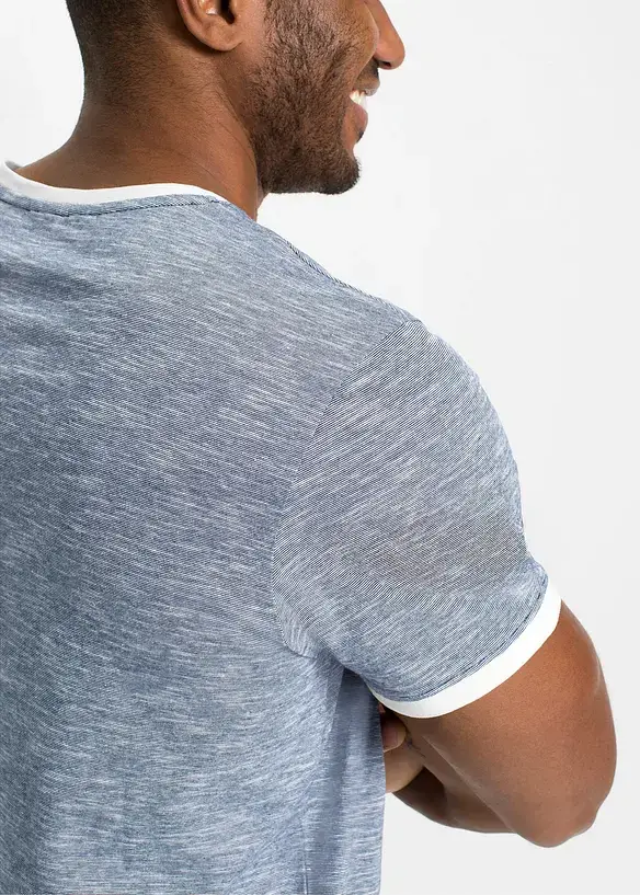 bonprix T-Shirt mit Schnürung aus Bio-Baumwolle Lagerräumung