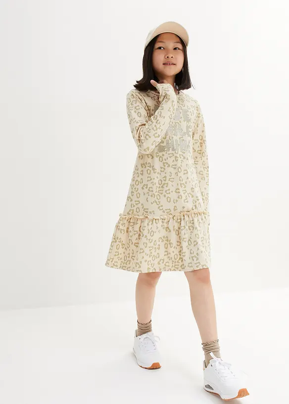 bpc bonprix collection Mädchen Jerseykleid mit Bio-Baumwolle Bis zu 65% Rabatt