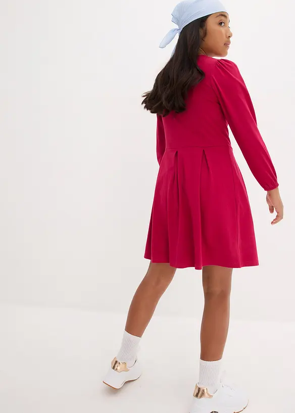 bpc bonprix collection Mädchen Jerseykleid mit Bio-Baumwolle Super Rabatt