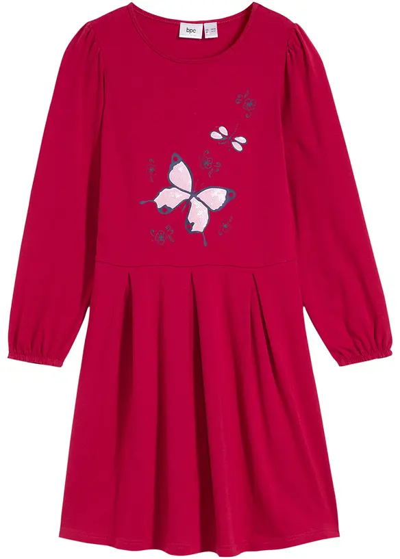 bpc bonprix collection Mädchen Jerseykleid mit Bio-Baumwolle Riesige Rabatte