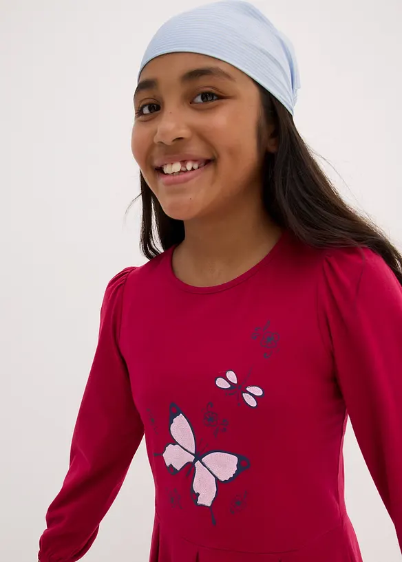 bpc bonprix collection Mädchen Jerseykleid mit Bio-Baumwolle Riesige Rabatte