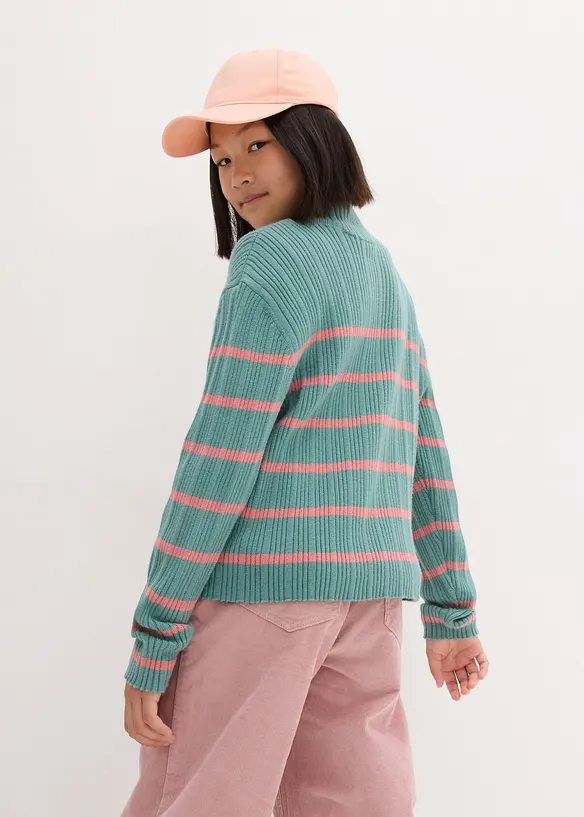 bpc bonprix collection Mädchen Rippen-Strickpullover Im Verkauf