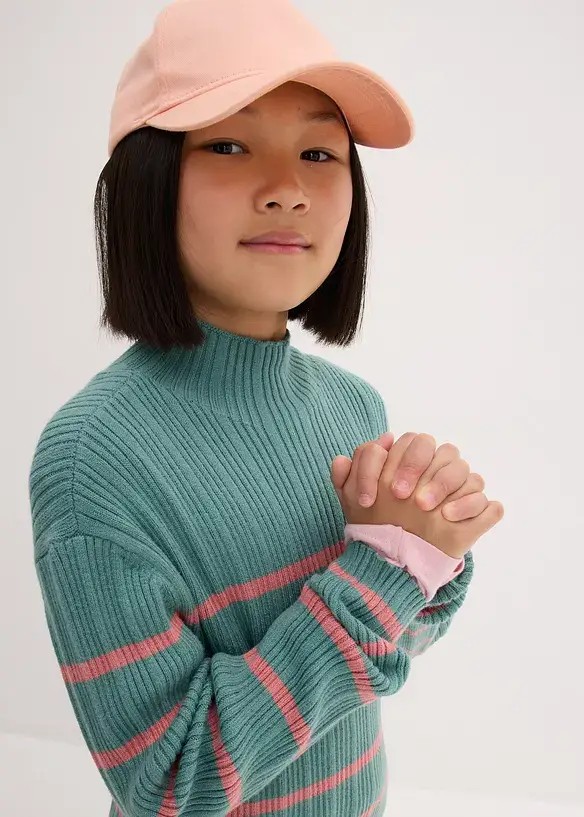 bpc bonprix collection Mädchen Rippen-Strickpullover Im Verkauf