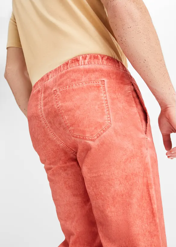 John Baner JEANSWEAR 3/4 Schlupfhose mit Leinen, Regular Fit Fabrikverkauf