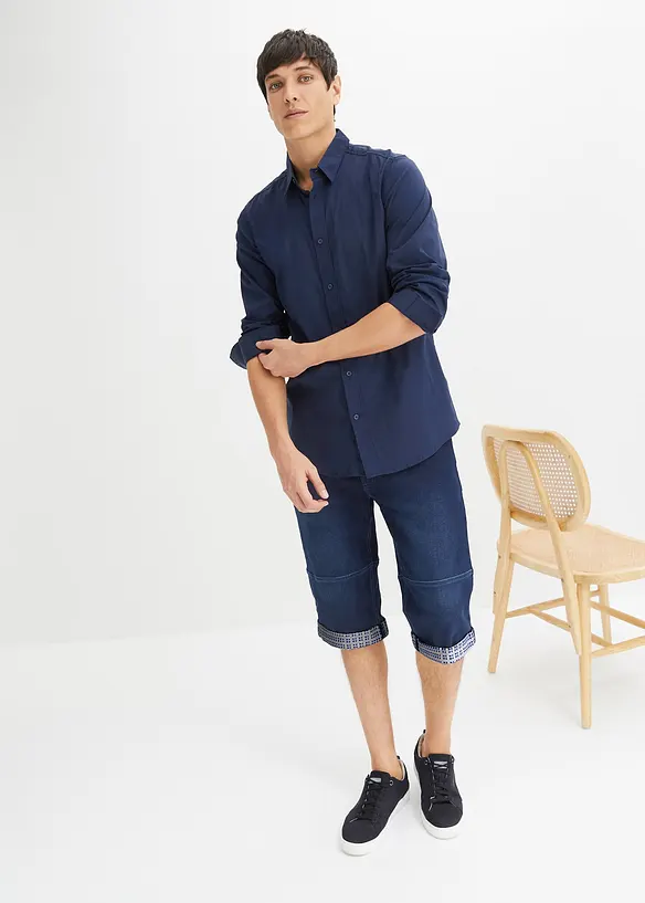 John Baner JEANSWEAR Long-Jeans-Bermuda, Regular Fit Blitzverkäufe