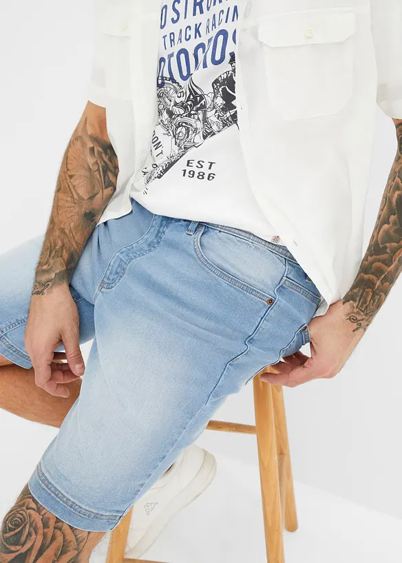 John Baner JEANSWEAR Stretch-Jeans-Bermuda, Regular Fit Limitierter Zeitrabatt