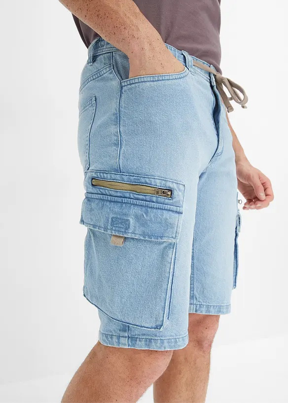 John Baner JEANSWEAR Long Jeans-Shorts mit Cargotaschen, Regular Fit Muttertagsangebot