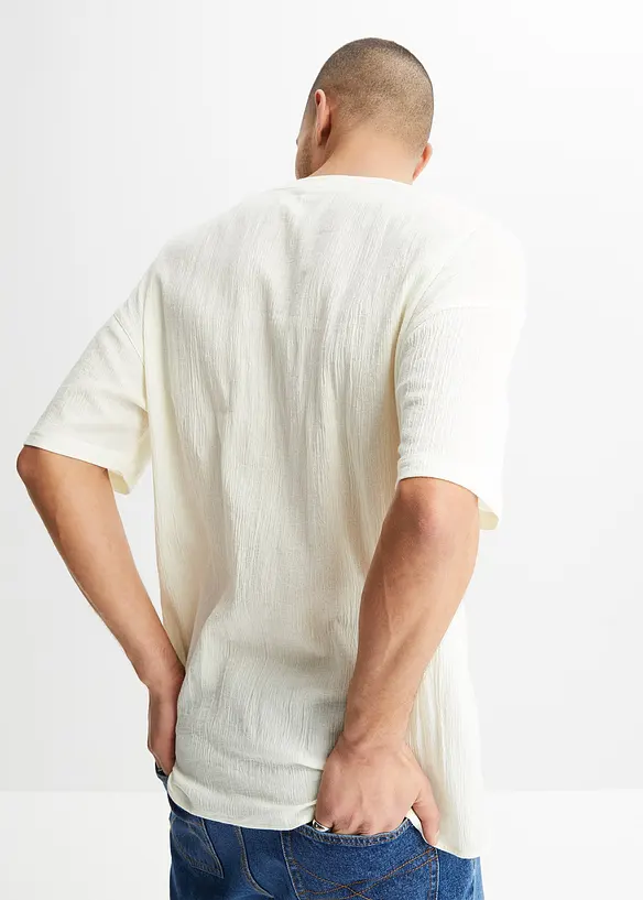 John Baner JEANSWEAR Schlupf-Kurzarmhemd mit Schnürung Online Outlet