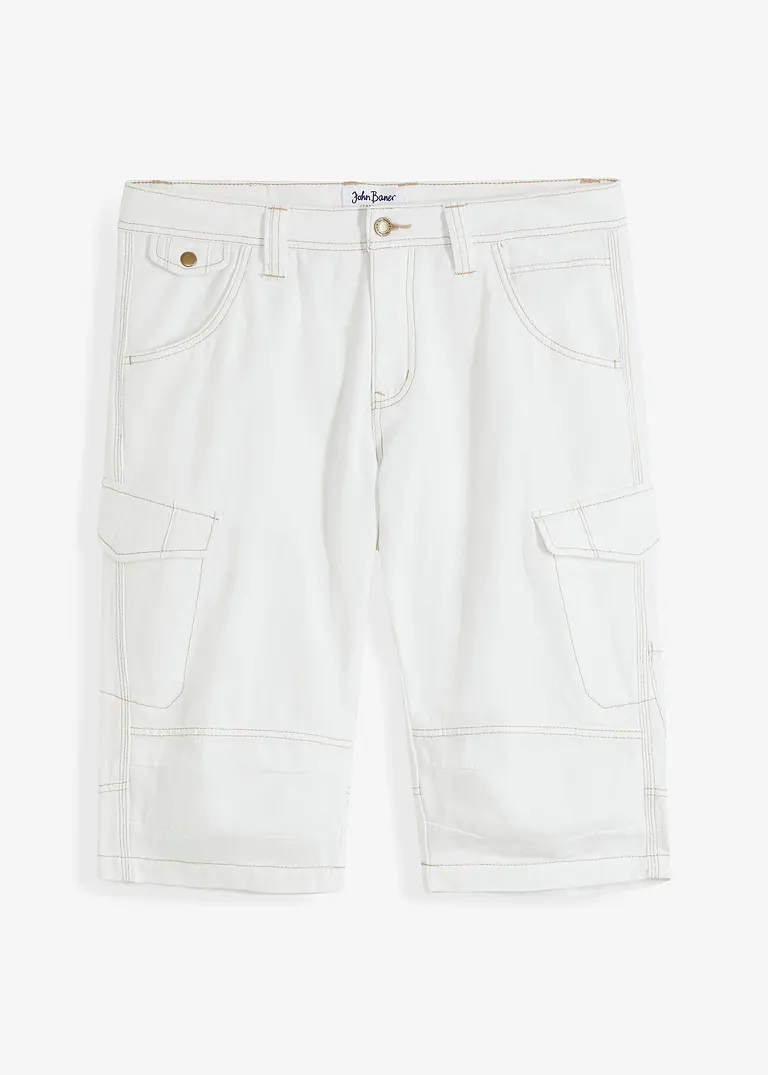 bonprix Jeans-Long-Bermuda, Loose Fit Blitzangebot