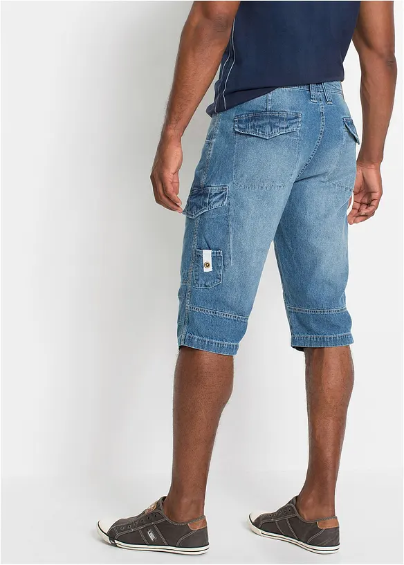bonprix Jeans-Long-Bermuda, Loose Fit Blitzangebot