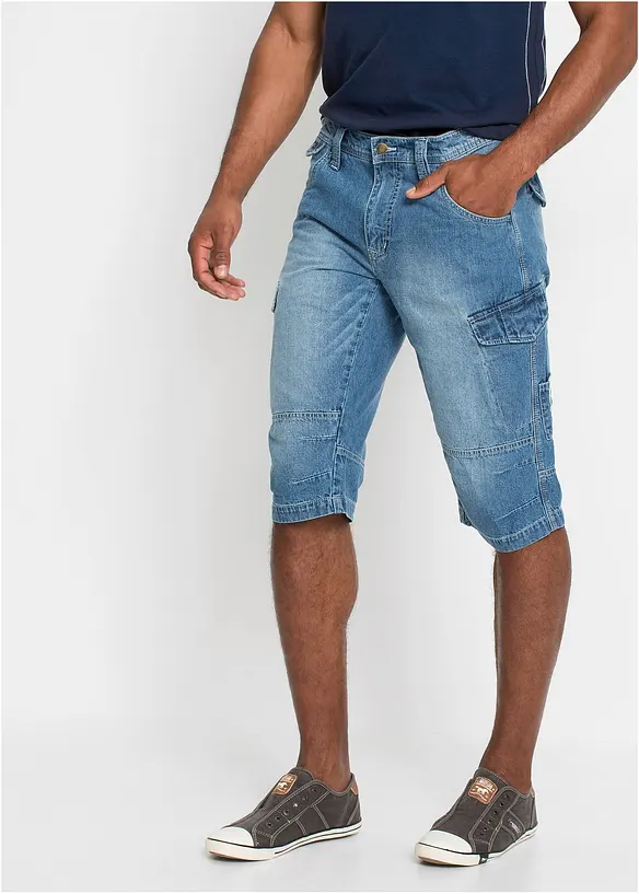 bonprix Jeans-Long-Bermuda, Loose Fit Große Rabatte