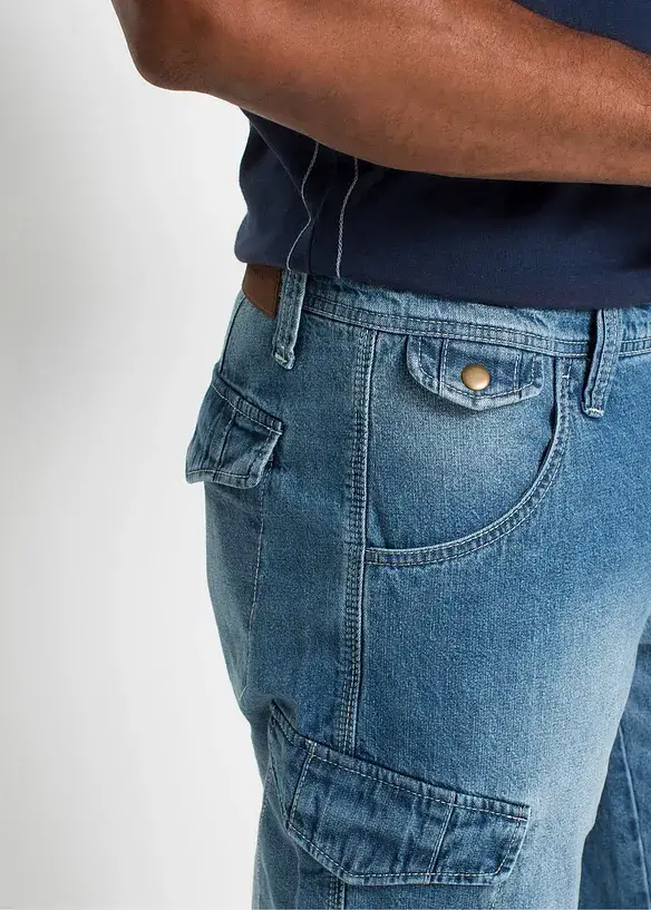 bonprix Jeans-Long-Bermuda, Loose Fit Große Rabatte