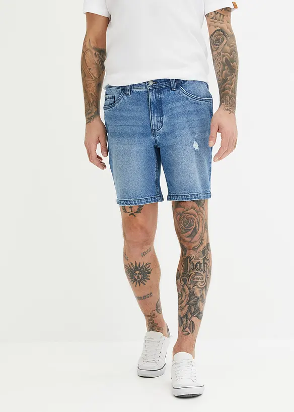 John Baner JEANSWEAR Stretch-Long-Jeans-Shorts, Regular Fit Neuheiten