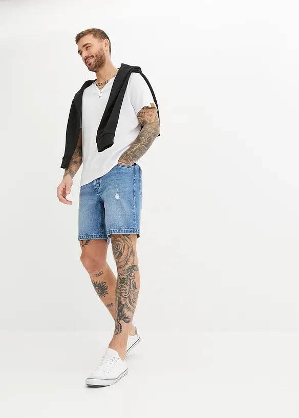 John Baner JEANSWEAR Stretch-Long-Jeans-Shorts, Regular Fit Bestseller