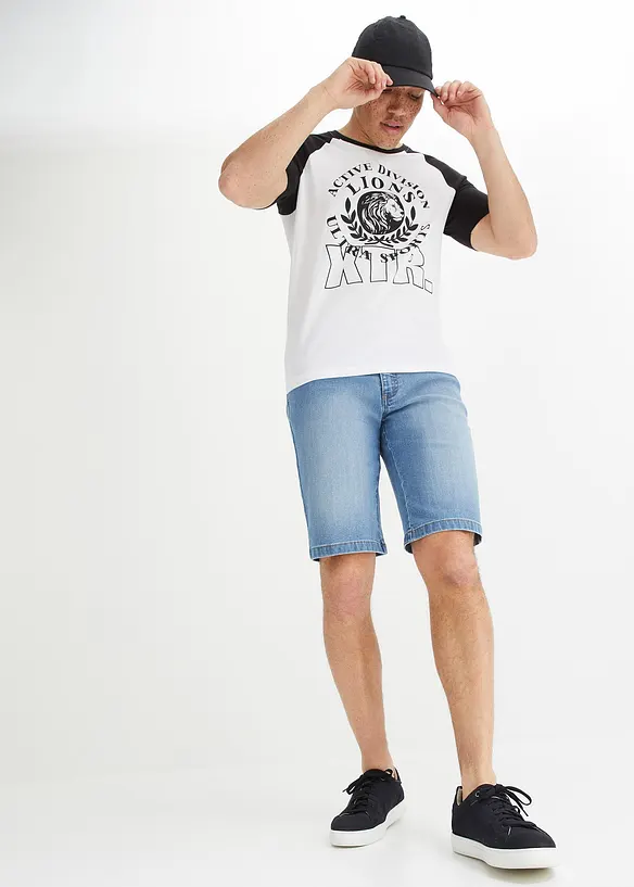 John Baner JEANSWEAR Stretch-Jeans-Bermuda, Regular Fit Räumungsverkauf