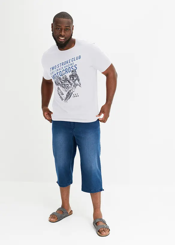 John Baner JEANSWEAR 3/4-Stretch-Jeans, Regular Fit mit Komfortbund Riesige Ersparnisse