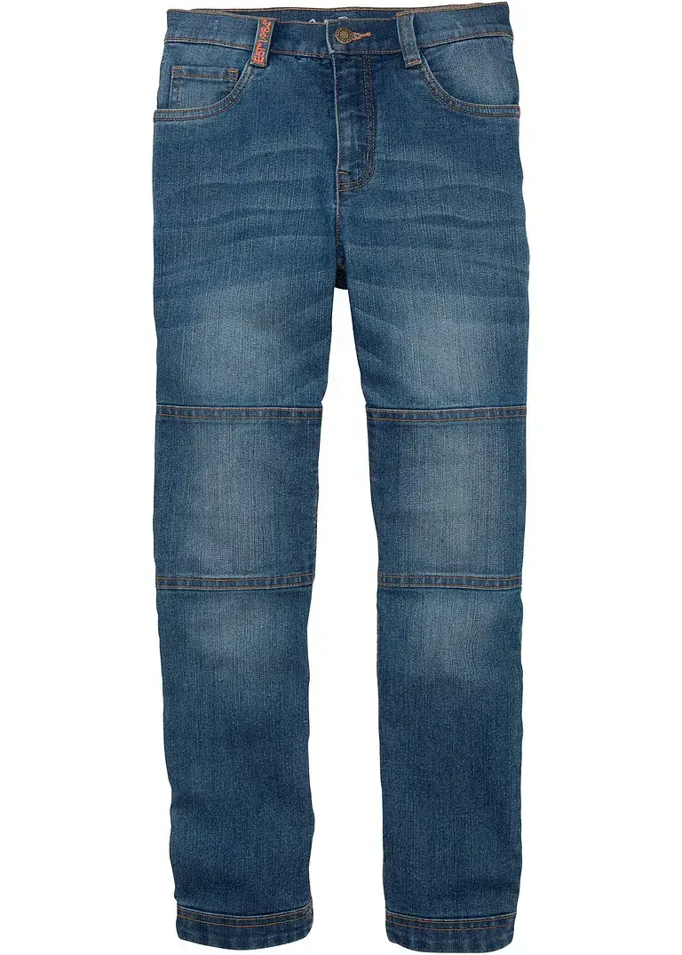 bonprix Jungen Stretch-Jeans mit verstärkter Kniepartie, Regular Fit Super Sparpreis