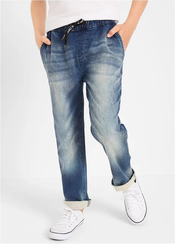 bonprix Jungen Sweat-Jeans, Regular Fit Osterangebot