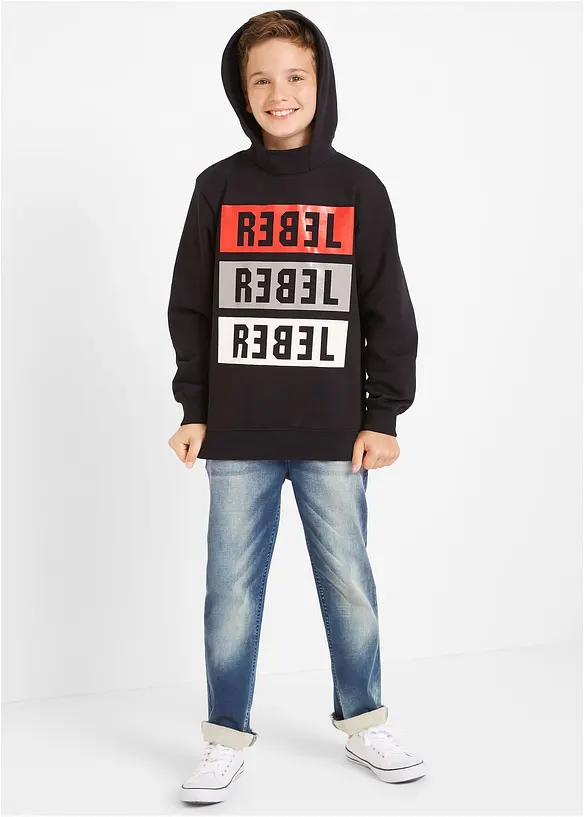 bonprix Jungen Sweat-Jeans, Regular Fit Muttertagsangebot