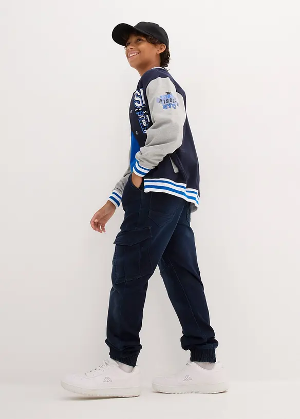 John Baner JEANSWEAR Jungen Jeans mit Cargotaschen, Regular Fit Jubiläumsangebot