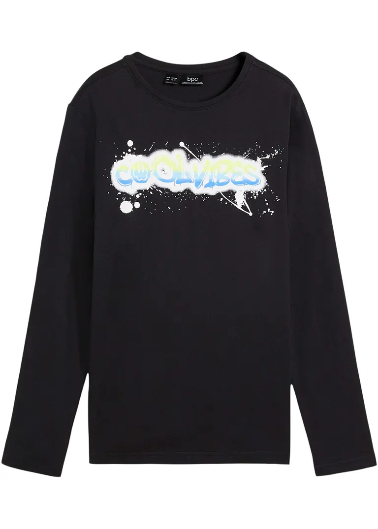 bpc bonprix collection Jungen Langarmshirt aus Bio-Baumwolle Heißer Verkauf