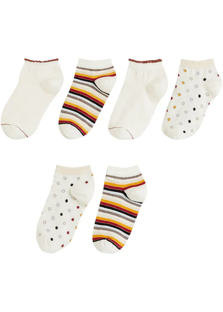 bpc bonprix collection Kurzsocken mit Bio-Baumwolle (6er Pack) Osterangebot