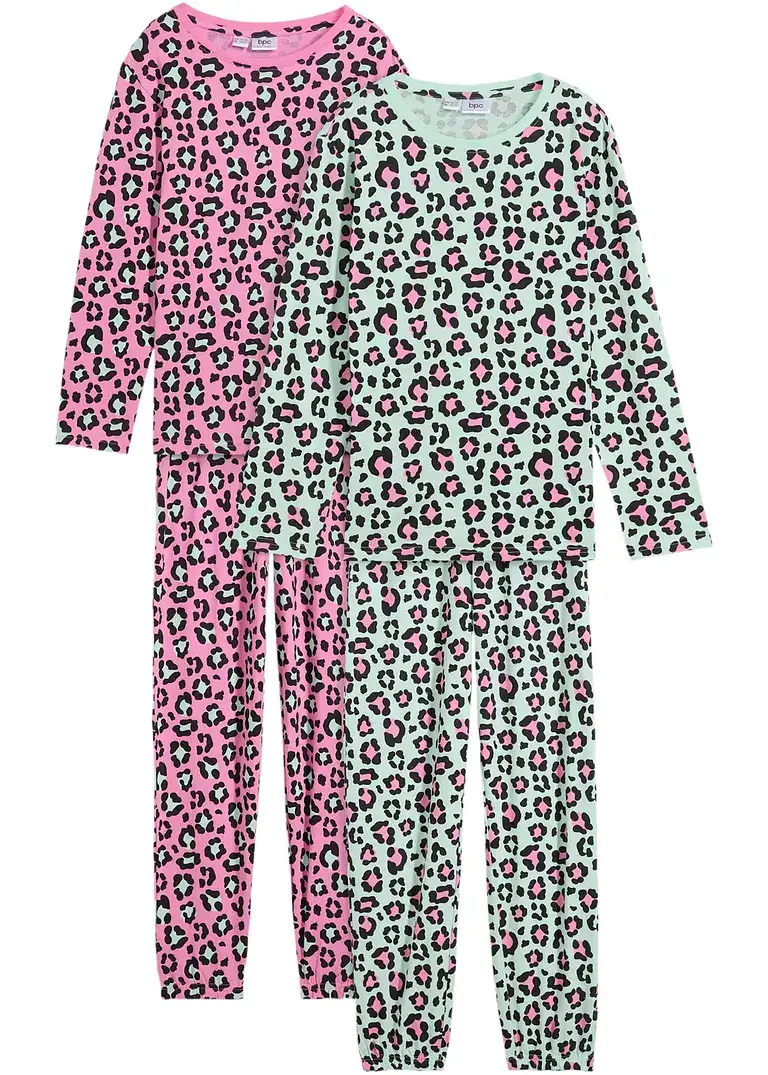 bpc bonprix collection Mädchen Pyjama (4-tlg. Set) Kostenlose Rückgabe