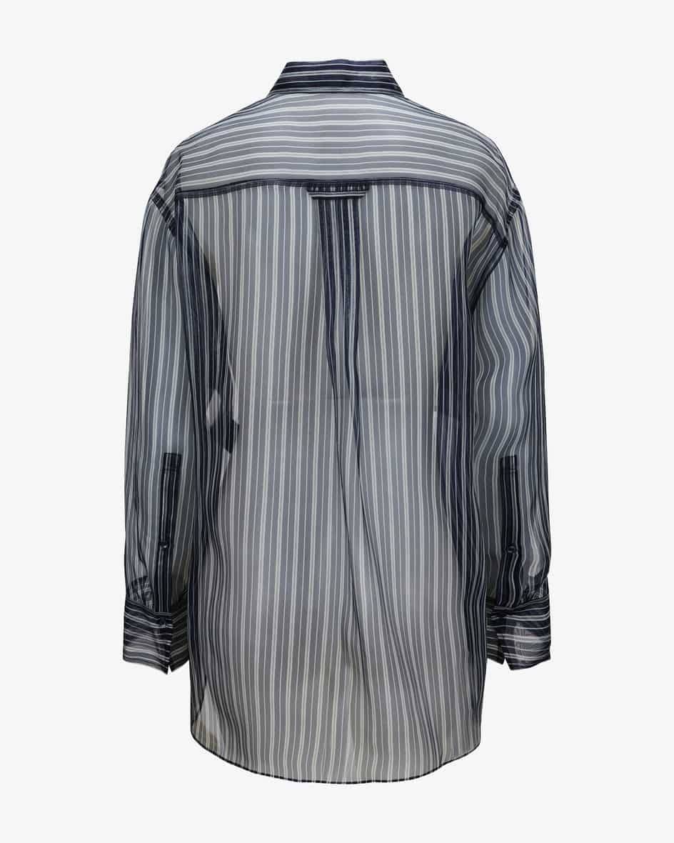 Dorothee Schumacher Transparent Stripe Seidenbluse Letzte 3 Tage