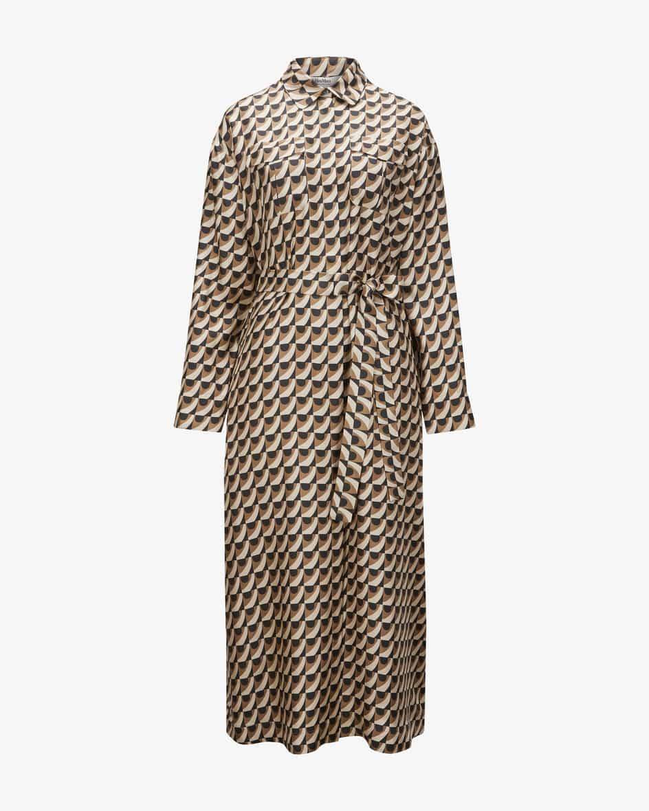 &#039;S Max Mara Fleur Seidenkleid Rabatt