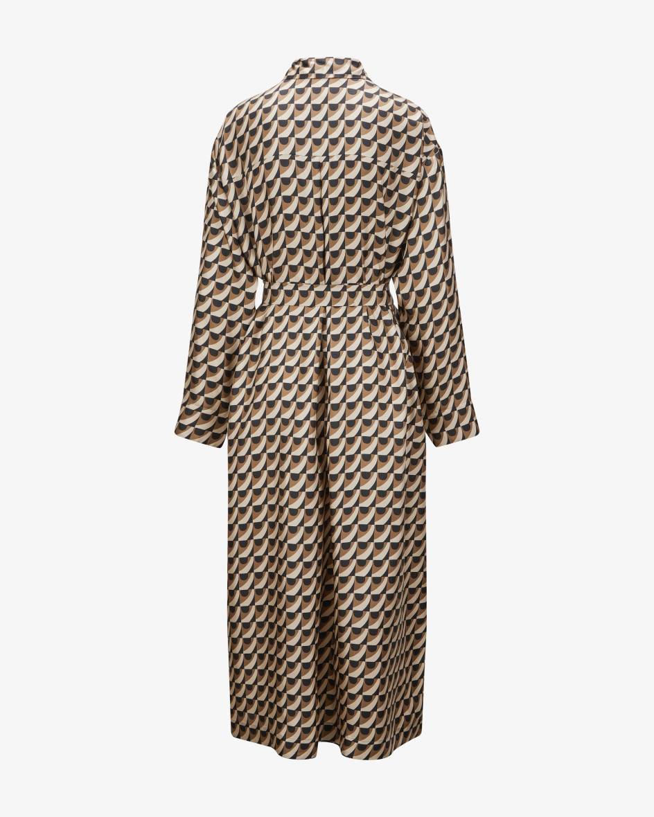 &#039;S Max Mara Fleur Seidenkleid Rabatt