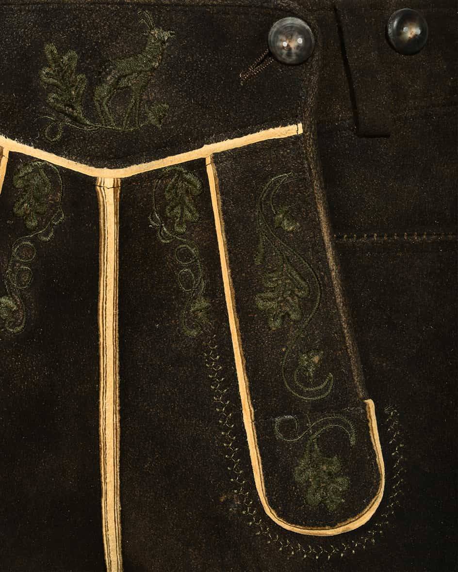 Meindl Andechs Trachten-Kniebundhose aus Hirschleder Clearance-Verkauf