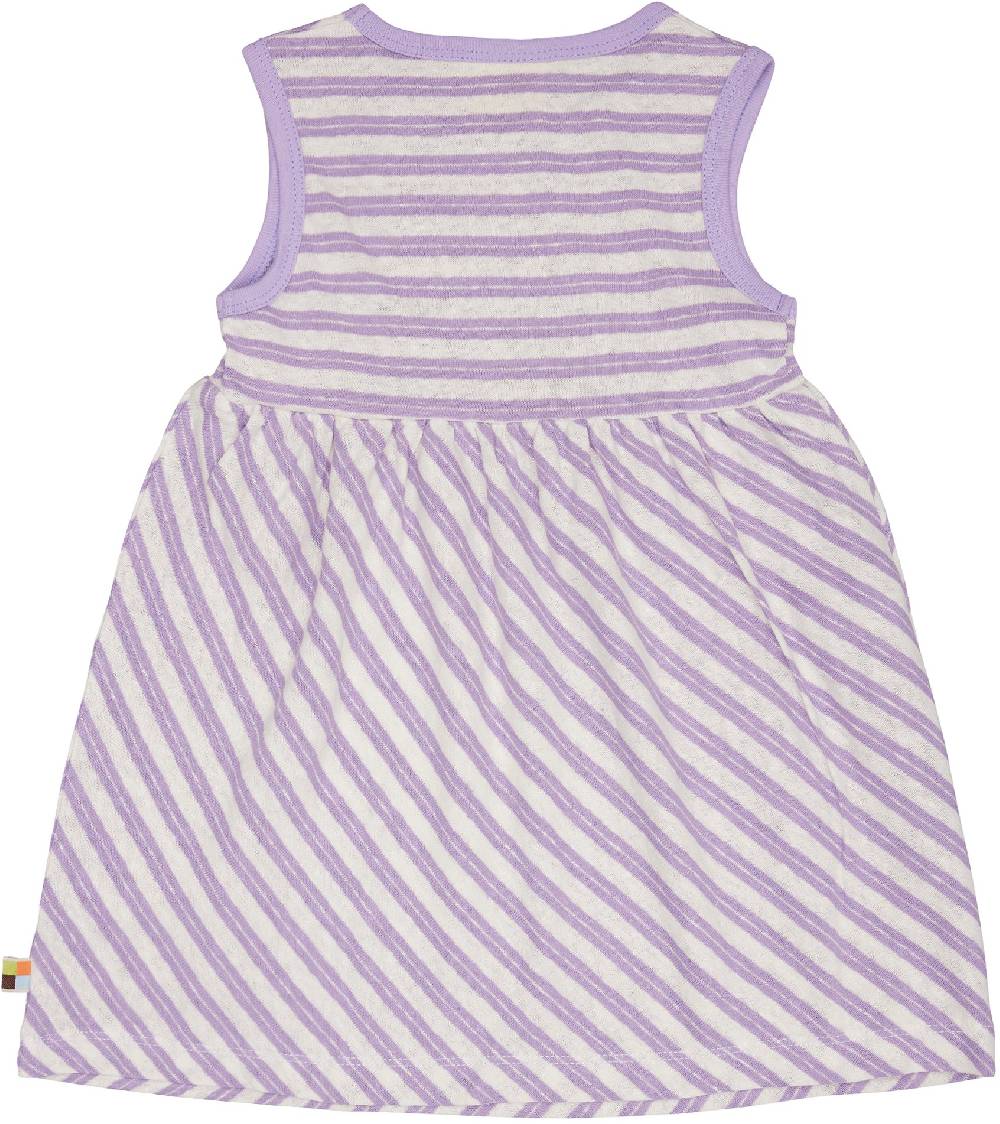 Loud Proud Kleid Streifen mit Leinen Online Outlet
