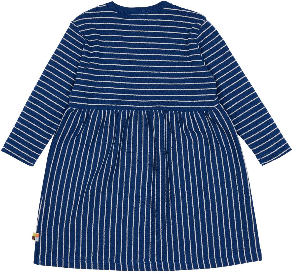 Loud Proud Kleid langarm gestreift mit Rippe Begrenzte Freigabe