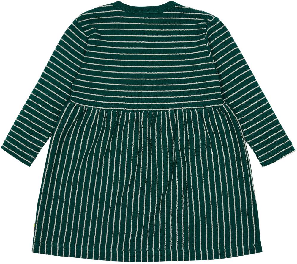 Loud Proud Kleid langarm gestreift mit Rippe Letzte 3 Tage