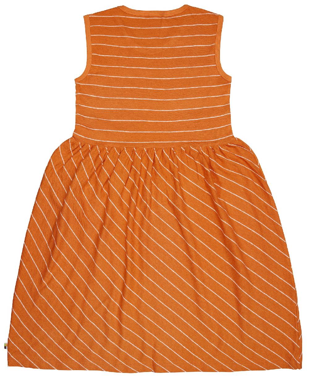 Loud Proud Kleid Streifen mit Leinen Auslauf