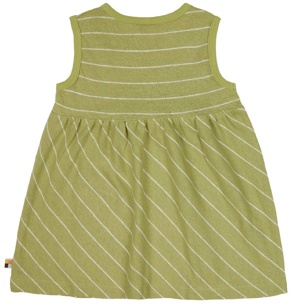 Loud Proud Kleid Streifen mit Leinen Günstiger Verkauf