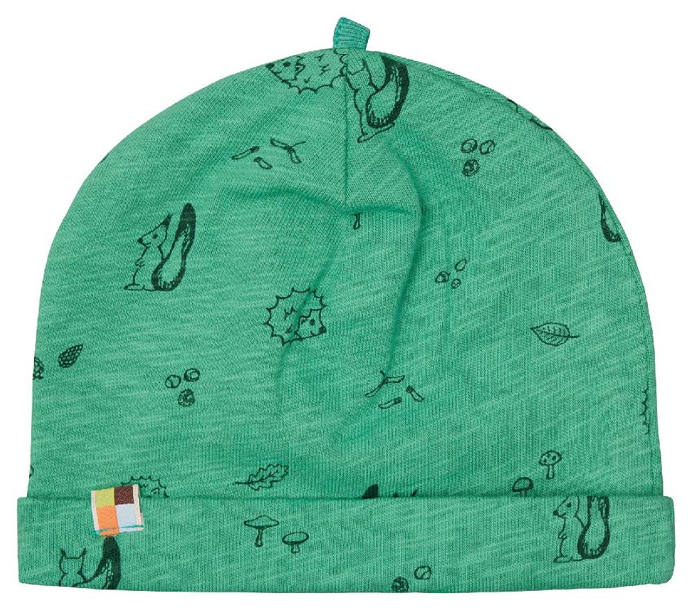 Loud Proud Beanie aus Slub Jersey mit Druck Lagerräumung