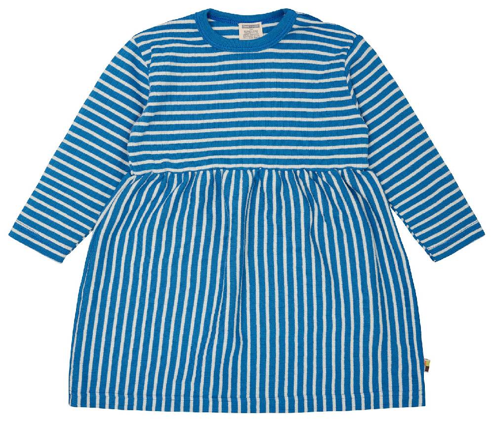 Loud Proud Kleid langarm gestreift mit Rippe Outlet