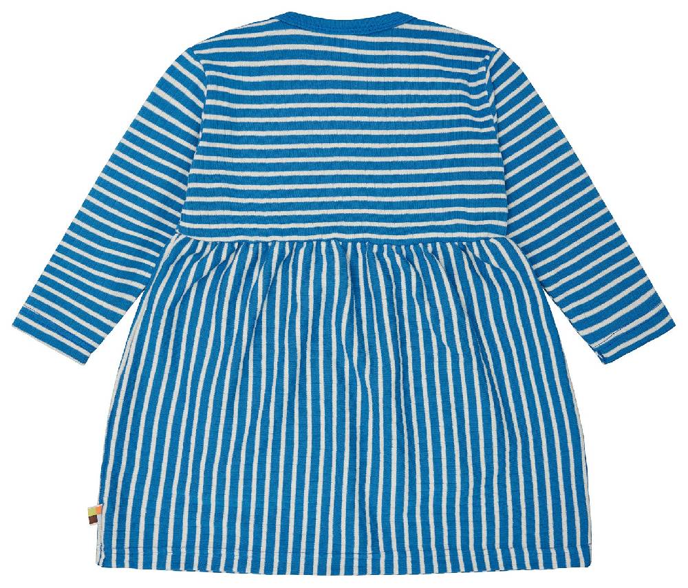 Loud Proud Kleid langarm gestreift mit Rippe Outlet