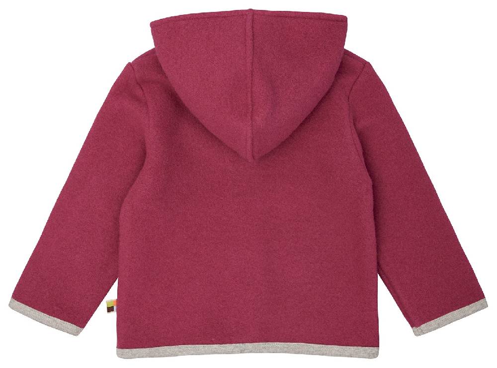 Loud Proud Wollfleece-Jacke mit Kapuze Preisnachlass