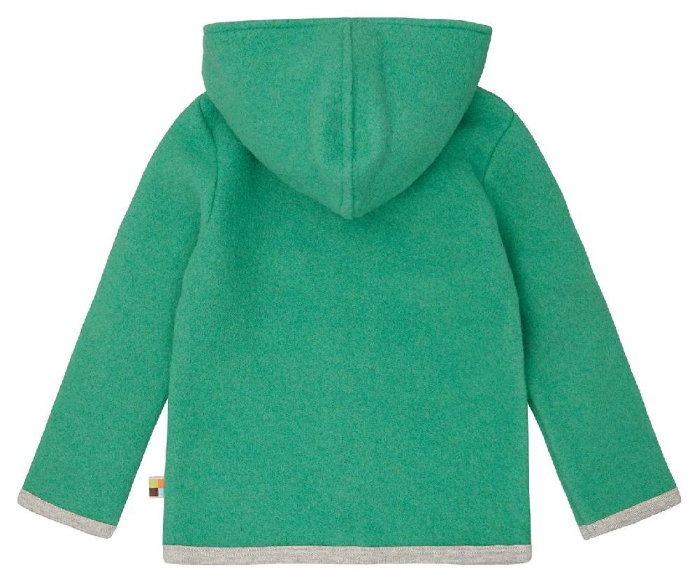 Loud Proud Wollfleece-Jacke mit Kapuze Saisonschlussverkauf