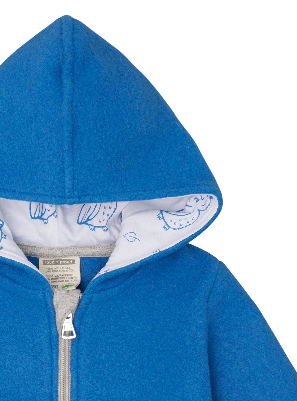 Loud Proud Wollfleece-Jacke mit Kapuze Cyber Monday
