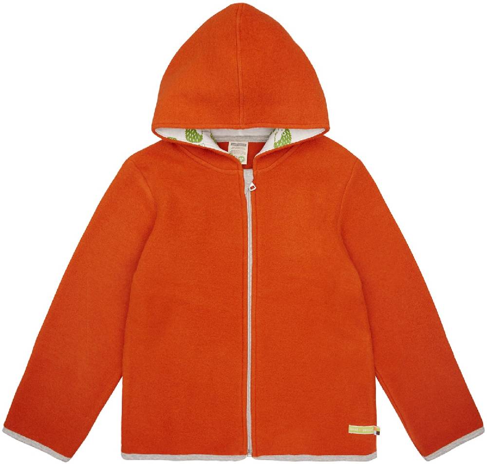 Loud Proud Wollfleece-Jacke mit Kapuze Discount Store für neue Produkte