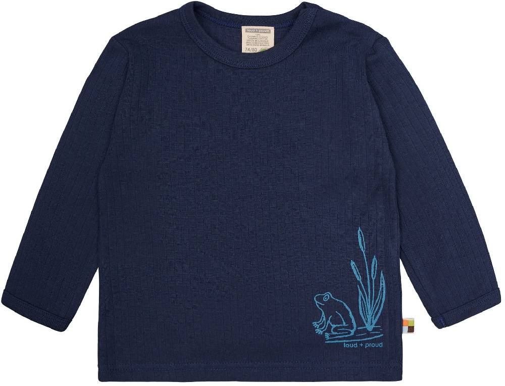 Loud Proud Shirt Derby Rib mit Druck Günstig kaufen