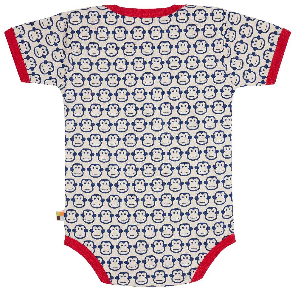 Loud Proud Body Kurzarm mit Druck Affen 50% Rabatt mit kostenlosem Versand