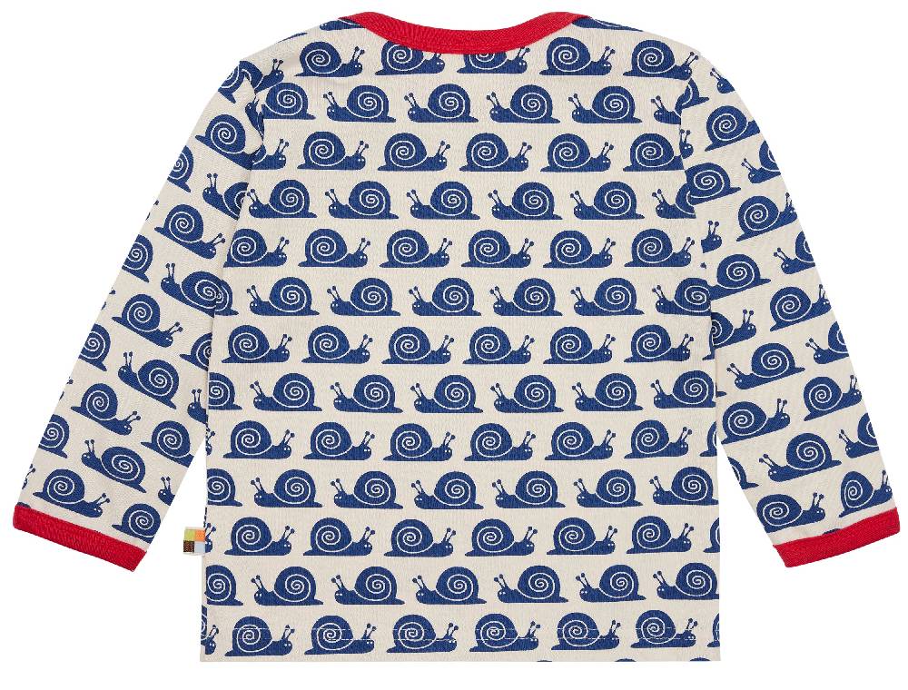 Loud Proud Shirt Langarm mit Druck Schnecken Clearance-Verkauf
