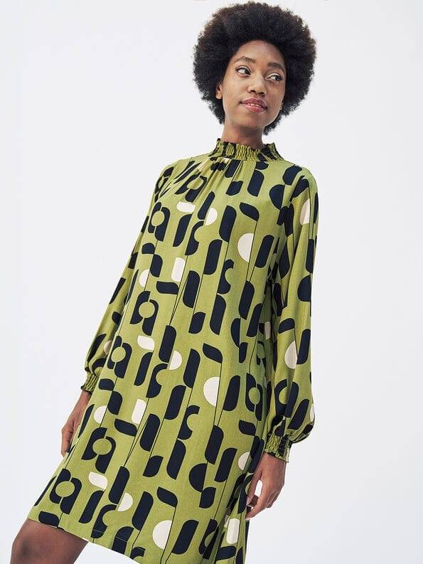 Mademoiselle YéYé A-Linien Kleid aus Ecovero by Lenzing Heißer Verkauf