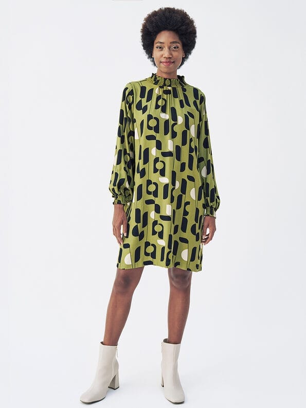 Mademoiselle YéYé A-Linien Kleid aus Ecovero by Lenzing Heißer Verkauf